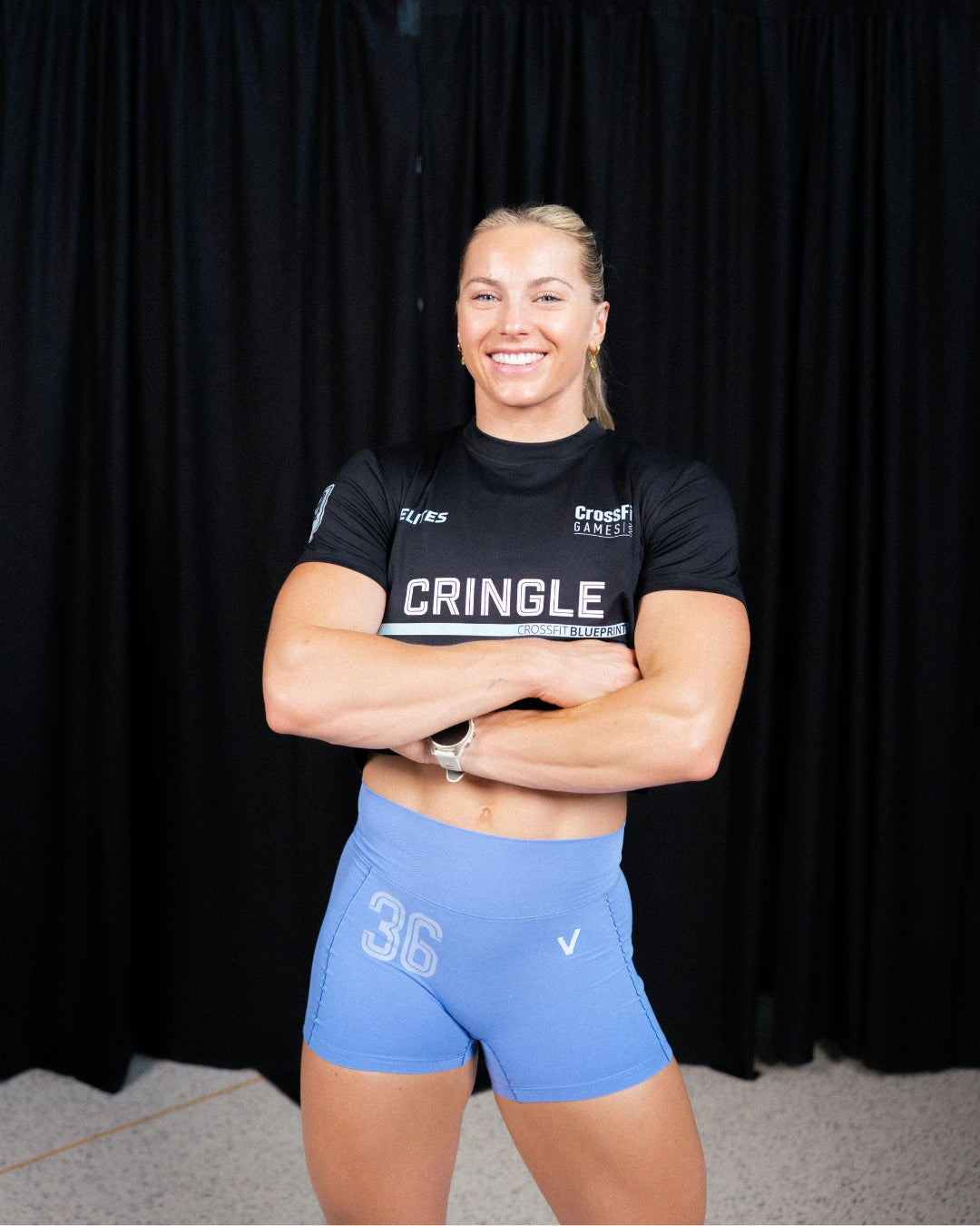 Womens's CrossFit® Games 26 athlete kit (crop t-shirt + legging)