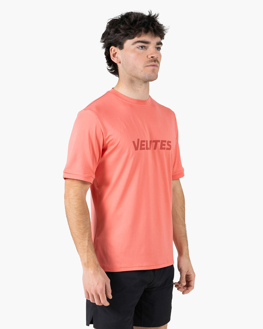 Velites Holo T-shirt three-quarter color_raspberry