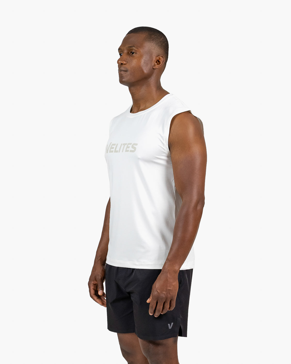 Tank Holo t-shirt Velites color white left three-quarter view