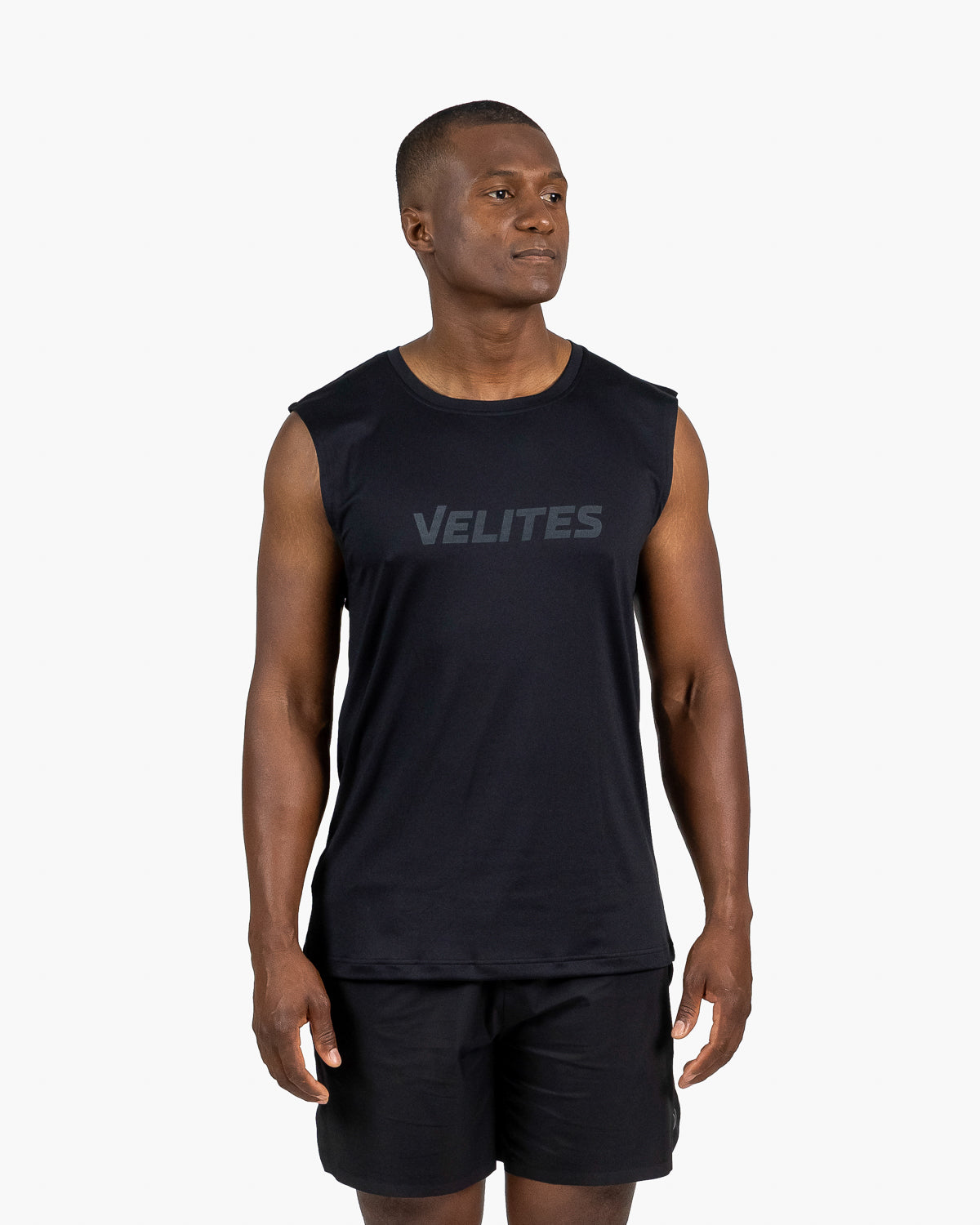 Tank Holo t-shirt Velites color black front view