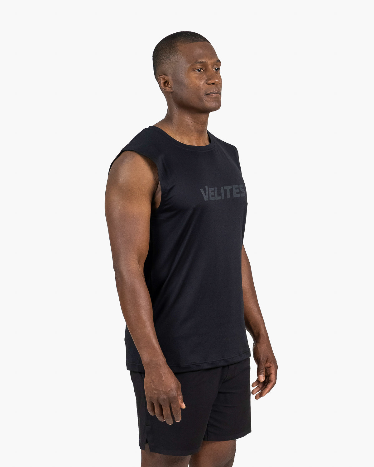 Tank Holo t-shirt Velites color black three-quarter view