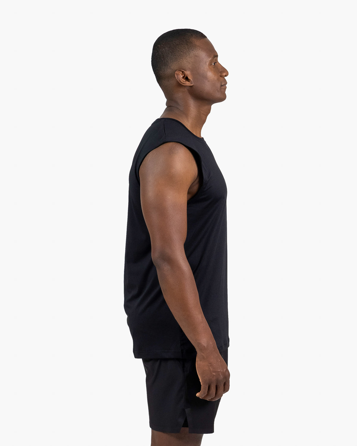 Tank Holo t-shirt Velites color black side view