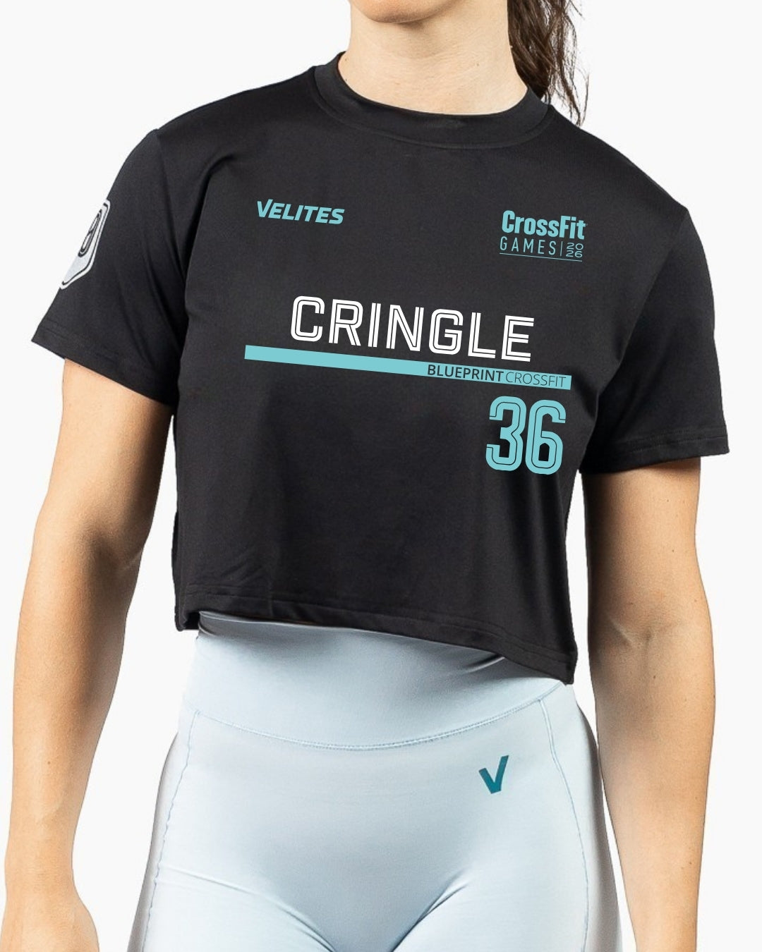 Holo Athlete Crop T-shirt CrossFit Games 26
