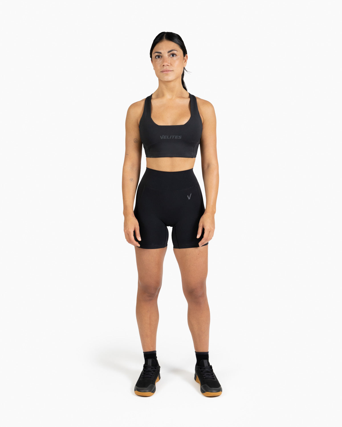 Women's Holo Mid-Length Leggings Velites color_Black