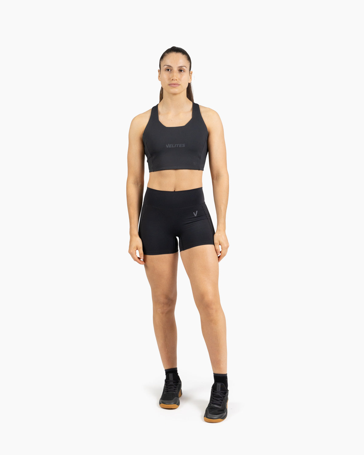 Velites women's Holo short legging color_Black