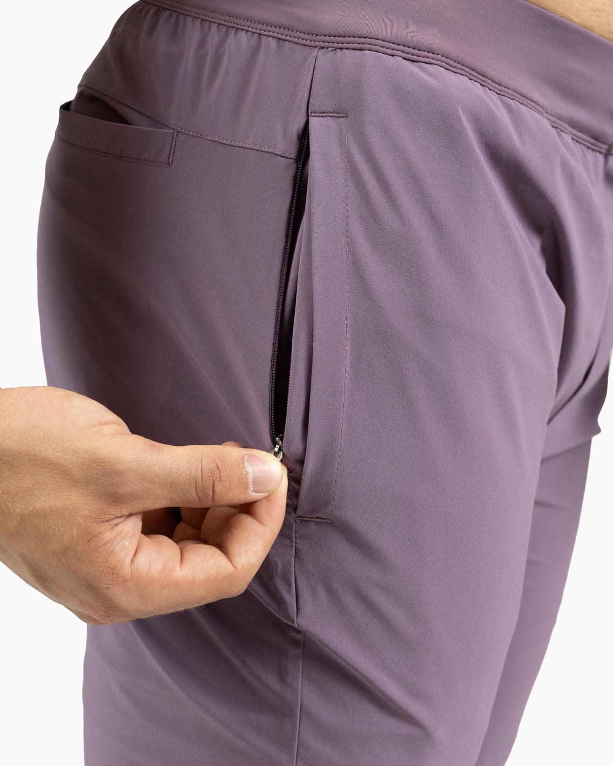 Velites Holo Jogger men side pocket zipper color_Tupal