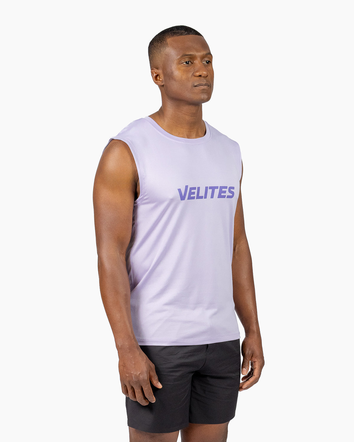 Tank Holo t-shirt Velites color Violet three-quarter view