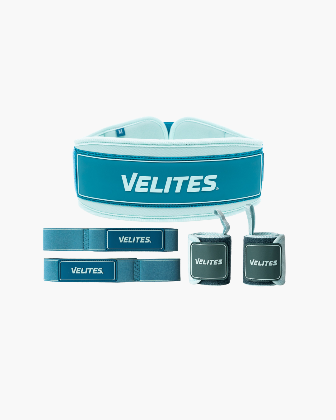 Pack weightlifting: belt + straps + writs wraps