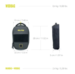 Pack Storm Black Backpack + Insulated bottle + Toiletry bag + Internal divider