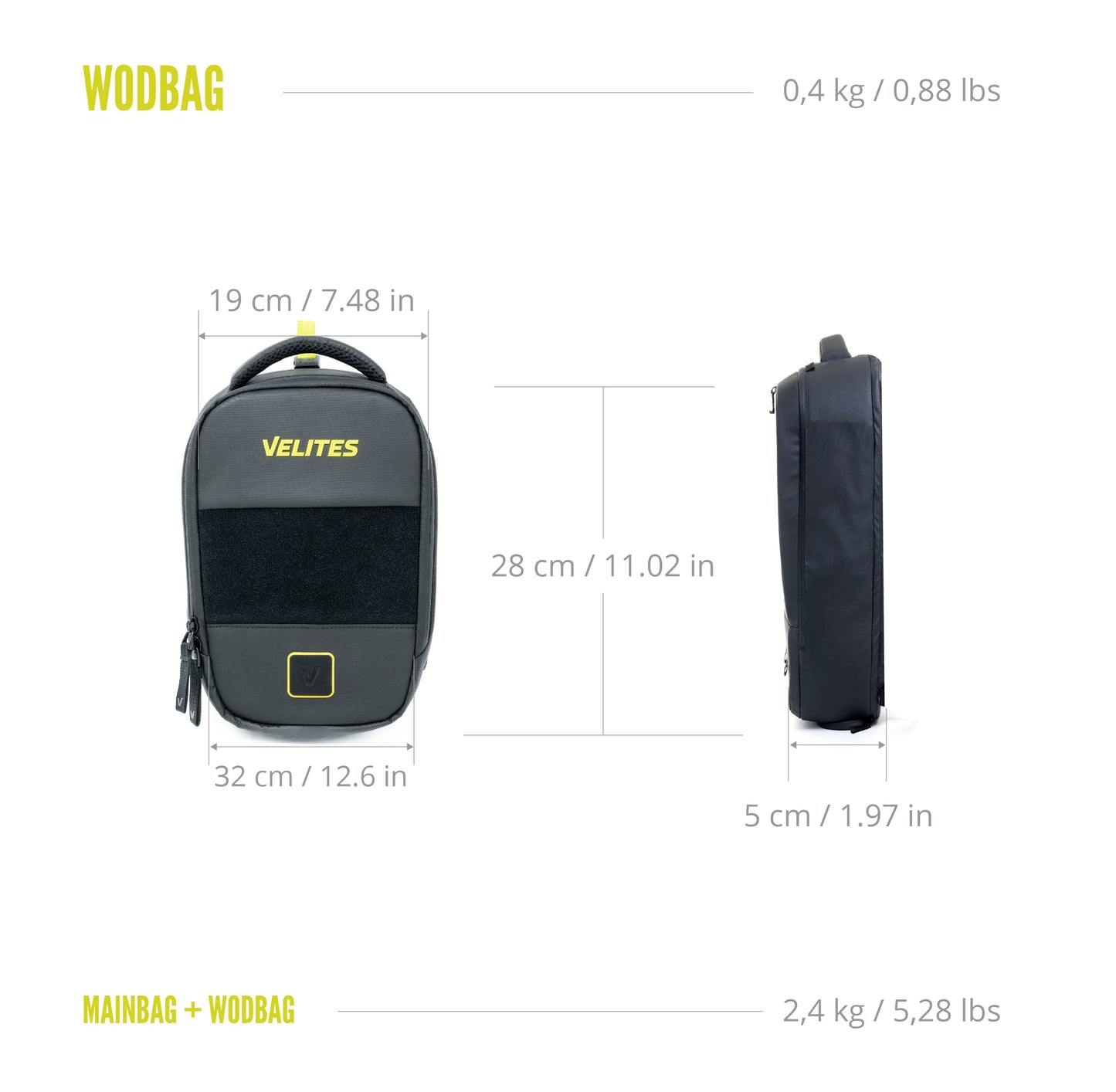 Pack Storm Duradiamond Anthracite backpack + Insulated bottle + Toiletry bag + Internal divider