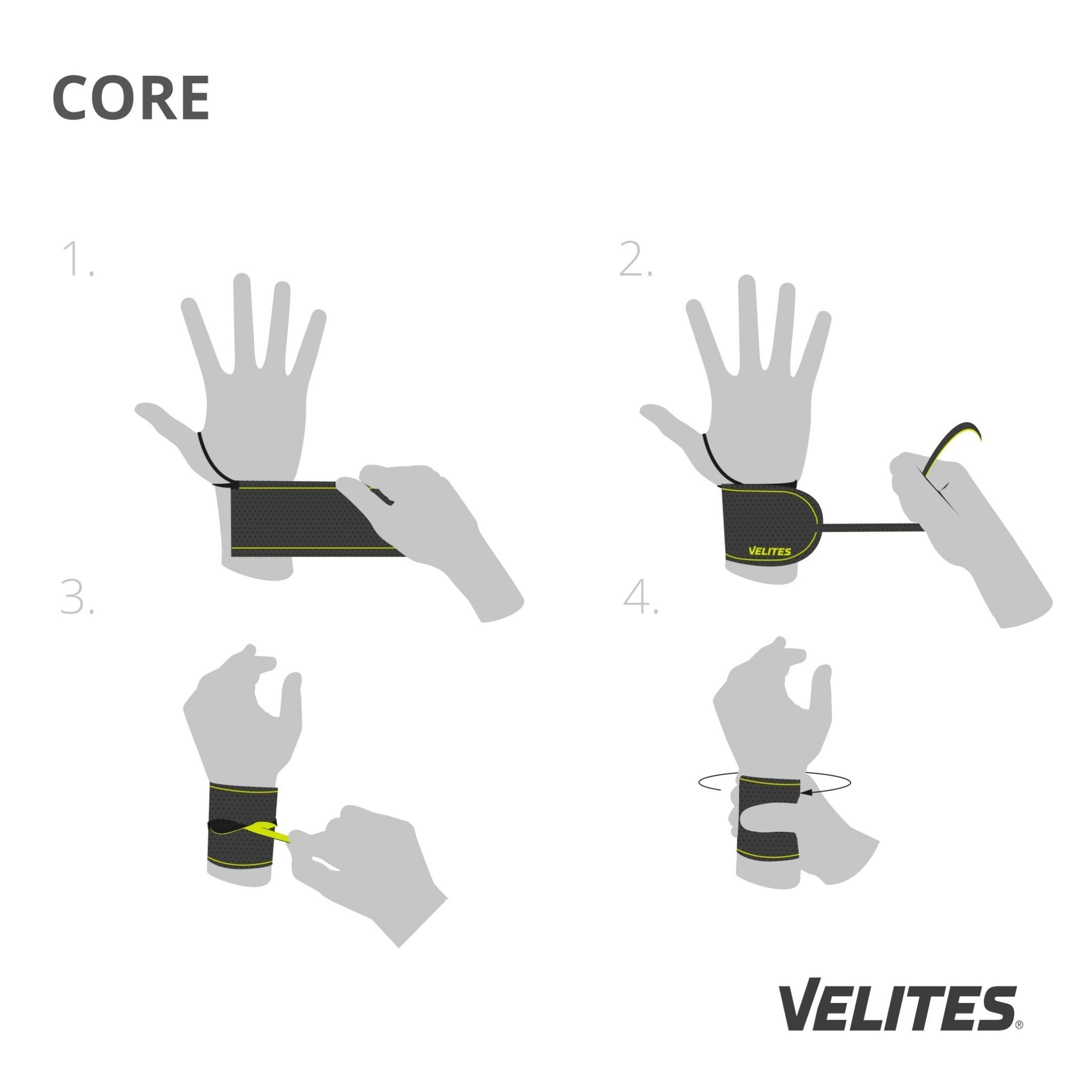Wrist Wraps Core Green